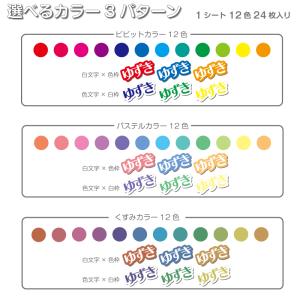 name STICKER ネームステッカー ひ...の詳細画像4