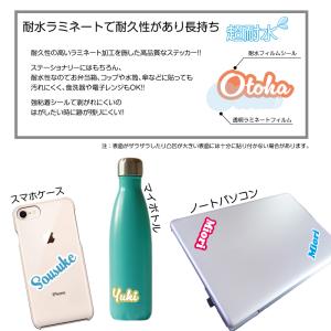 name STICKER ネームステッカー 英...の詳細画像1