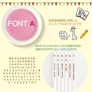 名入れ 彫刻 白えんぴつ12本セット お名前え...の詳細画像3
