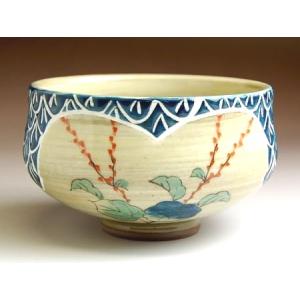 抹茶茶碗 茶道 木箱入り 有田焼 赤絵万暦 : 有田焼やきもの市場 - 通販
