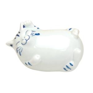 置物 有田焼 円左エ門窯 立猫 インテリア｜和食器 陶器 三階菱