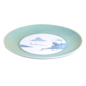 有田焼 貴玉宝製 和食器有田焼/古伊万里手松竹梅 盛皿 ギフト 中古 代