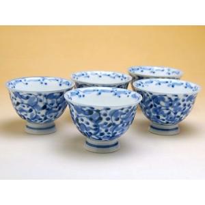 湯のみ 湯呑み 汲み出し お福茶碗 5客セット 中村与平作 お多福汲出し