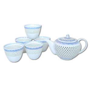 茶器セット 日本茶 高級 有田焼 畑萬陶苑 鍋島山水 汲出し土瓶茶器揃