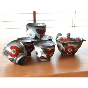 茶器セット 日本茶 有田焼 水晶花詰 Uポット茶器揃（ポット1個・湯呑