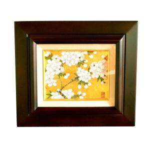 送料無料 ◇ 絵画 工芸品 七宝画 吉田武 横396×縦450mm 飛翔 舞鶴