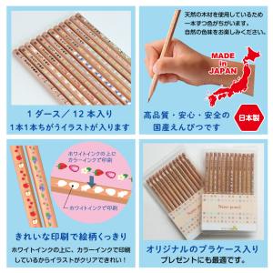 名入れ 鉛筆 [イラスト入り] 2B/B/HB...の詳細画像2