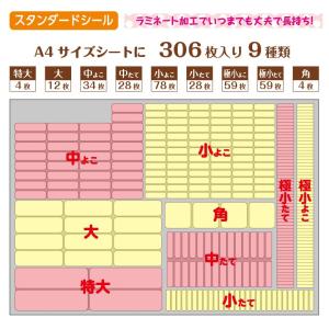 お名前シール 防水 シンプルデザイン(ラミネー...の詳細画像5