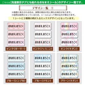 お名前シール タグ用 ノンアイロン / 洗濯表...の詳細画像1