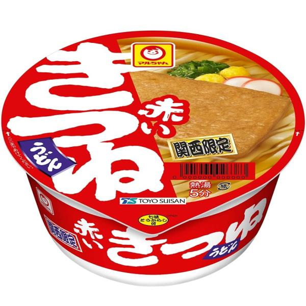 マルちゃん 赤いきつねうどん 関西 96g×12個 送料無料 訳あり