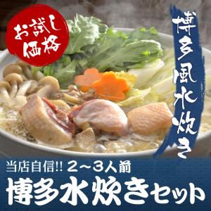 鶏鍋 お試し水炊き鍋セット 鶏肉200g 1〜2人前 鶏もも肉 鶏モモ肉 鶏肉 麺1玉＋薬味付き 鶏白湯スープ 鶏もも 鳥肉 とり鍋