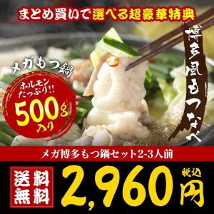 ※在庫切れ完売※ 博多もつ鍋セット合計750g ホルモン500g+九州産鶏つくね250g リッチ2-3人前 特産品 名物商品 大阪 ギフト 取り寄せ 具材 cp