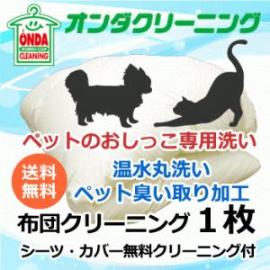 猫・犬のおしっこの臭い取り専用・羽毛布団クリーニング