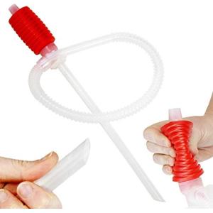 液体 燃料移送サイフォンポンプ  石油ストーブ用の大型手動サイフォンポンプ 灯油 水 アルコールなど