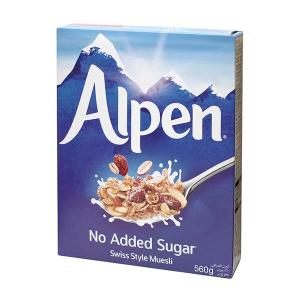 ウィータビックス アルペン ミューズリー ノンシュガー 砂糖不使用 560g WEETABIX Alpen No Add Suger 560g