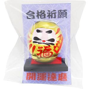置物 オブジェ 縁起物 達磨 ダルマ だるま 祈願 開運 福入り ミニサイズ 金