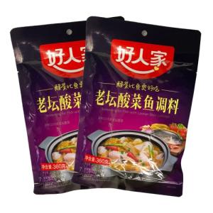 2点セット 好人家 老壇酸菜魚調味料 360g×2 酸菜料