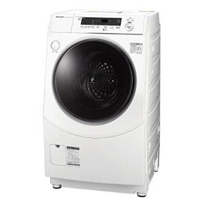 シャープ ドラム式 洗濯乾燥機 ES-H10G-WR ヒートセンサー乾燥 低騒音(洗濯 26dB/脱水 37dB) 洗濯10kg/乾燥5kg 幅64cm 右開き(ヒンジ右) ホワイト｜one-chance