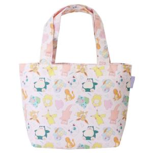 ポケモン 送料無料 激安 お買い得 キ フト 天ファスナー付き ミニトート ランチバッグ お弁当袋 ポケットモンスター お急ぎ便対応 メール便発送対応 Pz Brysm07