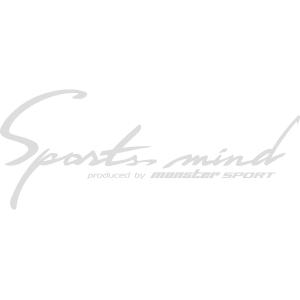 MONSTER SPORT SportsMindステッカーシルバー 320×128mm 896101-0000M｜one-dream