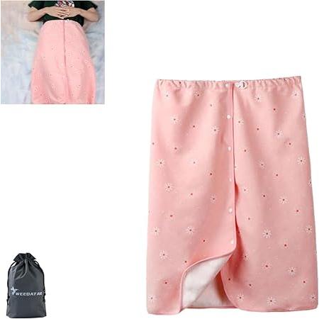 ピンク WEEOATAR 防水巻きスカート 介護用 尿漏れ防止 大人 三層仕様 生理防水スカート ３...