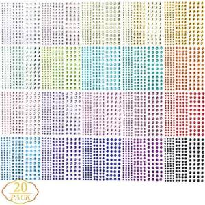 Rosi home ラインストーンステッカー 約3300粒 3Dネイルシール
