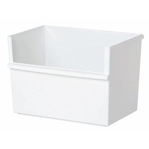 ライクイット ( like-it ) 小物 収納 ケース コンテナー ワイド 深型 幅38x奥26.8x高26cm ホワイト 日本製 JT-01