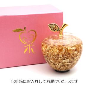 黄金 リンゴ 置物 金箔入り ゴールデンアップ...の詳細画像2