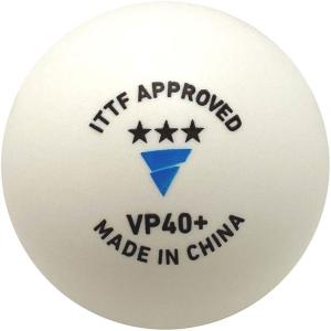 ヴィクタス(VICTAS) 卓球 公認試合球 VP40+ 3スター 5ダース入り ホワイト 015200｜ワンストップ