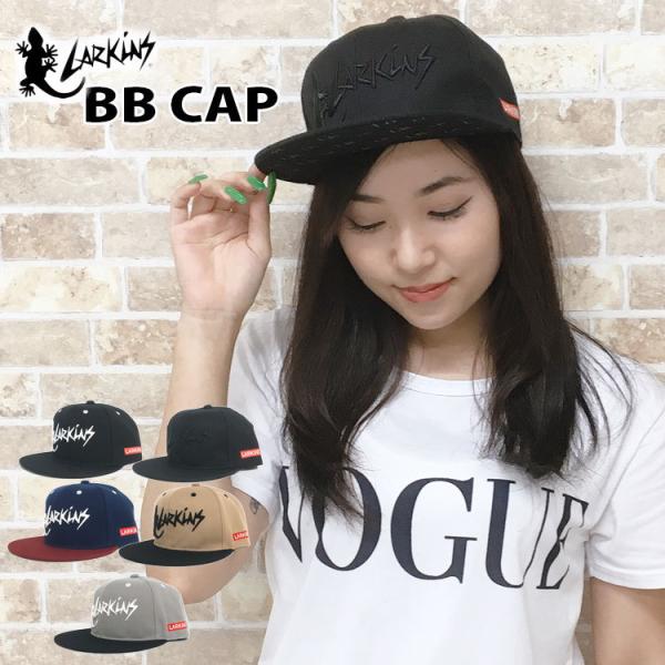 キャップ レディース uv 帽子 夏 ブランド ラーキンス 大きいサイズ つば 深め シンプル 刺繍...