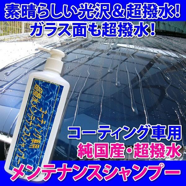 超撥水 カーシャンプー 洗車 と同時に素晴らしい光沢と超撥水の カーシャンプー  ガラス面も超撥水 ...