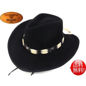 Bailey メンズ フェルト ウエスタンハット NAVARRO ブラック ブラウン
