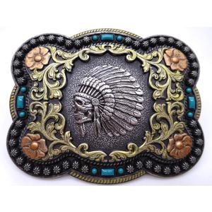 NOCONA　インディンアン スカル エングレービング トロフィー メンズ レディース メキシカンン...