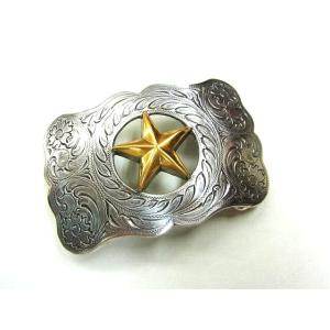 【ネコポス(メール便)対応】 NOCONA 透かし ローンスター 唐草＆フローラルエングレーブ バッ...