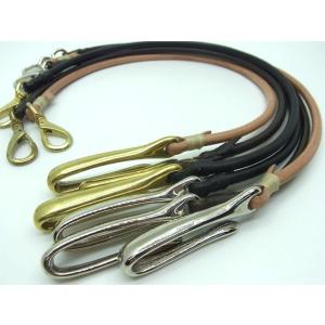 美品 LAST CROPS ラストクロップス ウォレットロープ シェルコードバン