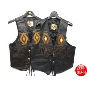 FUNNY公式ストア PIELES PITIC レザー フリンジ ベスト【LEATHER VEST