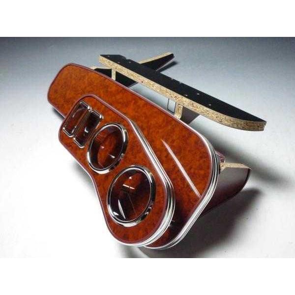 【売り切り！ お買い得】Y33シーマ　フロントテーブル　Lライン　　ウッド 茶ｘフルメッキ