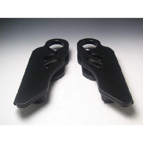 オールブラック サイドテーブル 運転席側、助手席側セット 三菱　ミニバン用