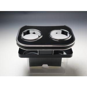 【限定品】CX-8(17/12〜) フロントカップホルダー　A型　ブラック　BKｘシルバー