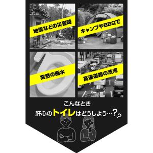 1年保証 簡易トイレ 災害用トイレ 非常用 防...の詳細画像1