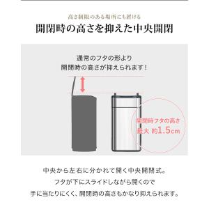 1年保証 ゴミ箱 自動開閉 ふた付き スリム ...の詳細画像3