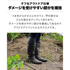 1年保証 長靴 レインブーツ 男女兼用 レディ...の詳細画像3
