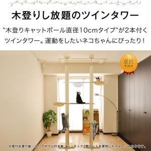 1年保証 キャットツリー タワー 麻ひも 突っ...の詳細画像1