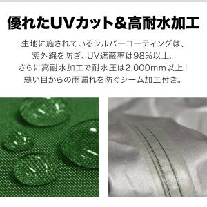 タープテント 安心の1年保証 2mx2m サイ...の詳細画像4