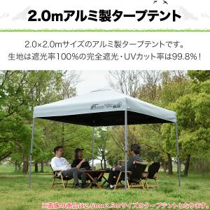 1年保証 ワンタッチタープテント 2m×2m ...の詳細画像1