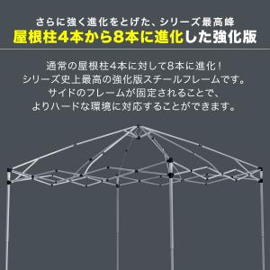 1年保証 ワンタッチタープテント 3m×3m ...の詳細画像1