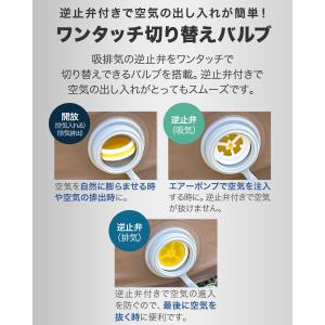 1年保証 キャンプマット 自動膨張 ダブル 2...の詳細画像4