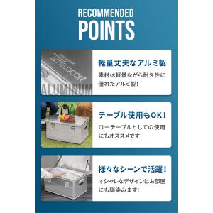 1年保証 コンテナボックス キャンプ フタ付き...の詳細画像1