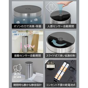 1年保証 ゴミ箱 自動開閉 消臭 除菌 42L...の詳細画像1