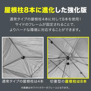 1年保証 タープテント ワンタッチ 2.5m ...の詳細画像3